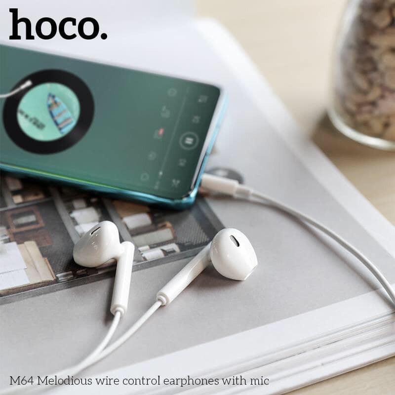 Tai nghe dây Đầu tròn Hoco M64