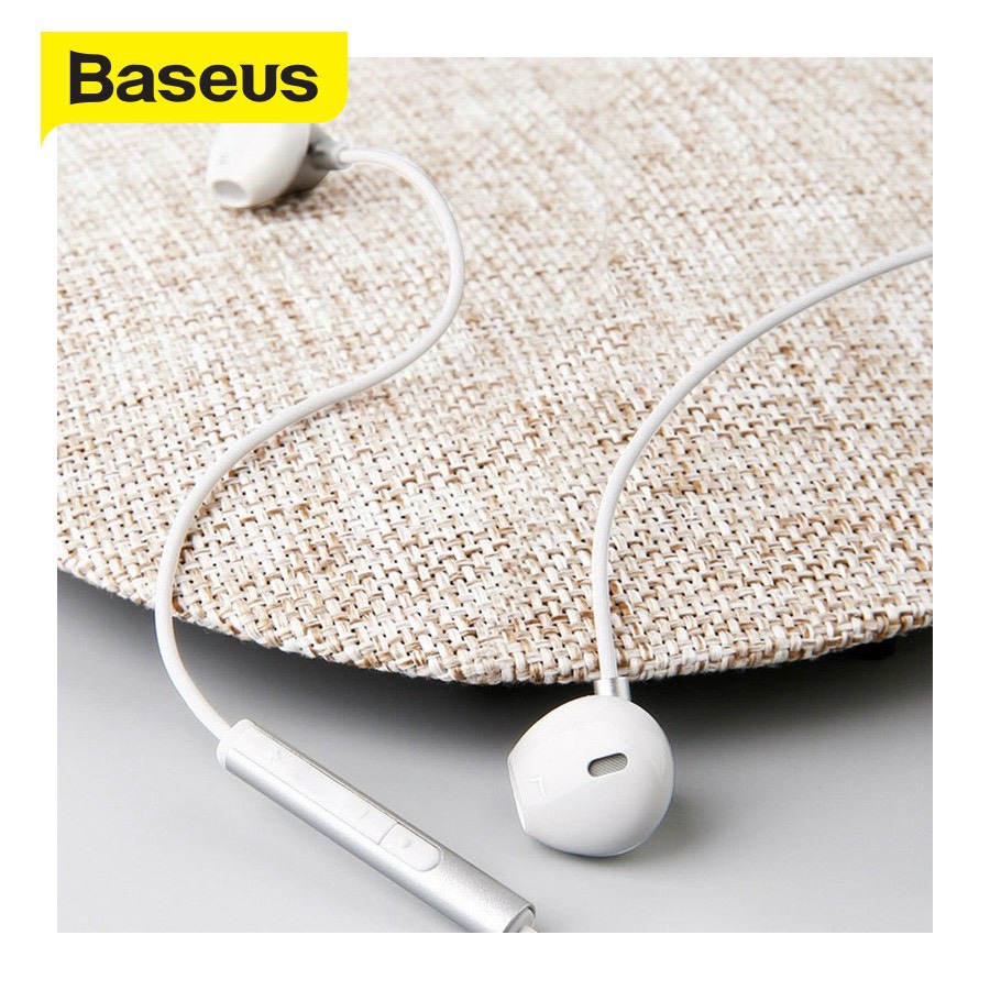 Tai nghe dây Đầu tròn Baseus Encok H06