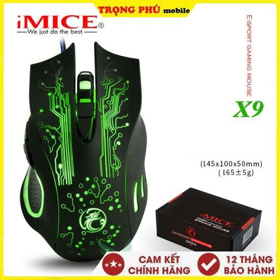 Chuột chơi game iMice x9 led đổi màu