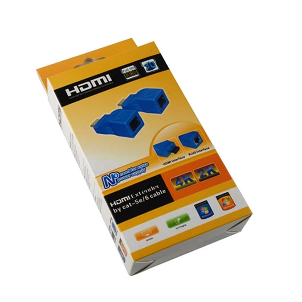 Đầu nối HDMI ra mạng Lan Rj45 30M ko nguồn