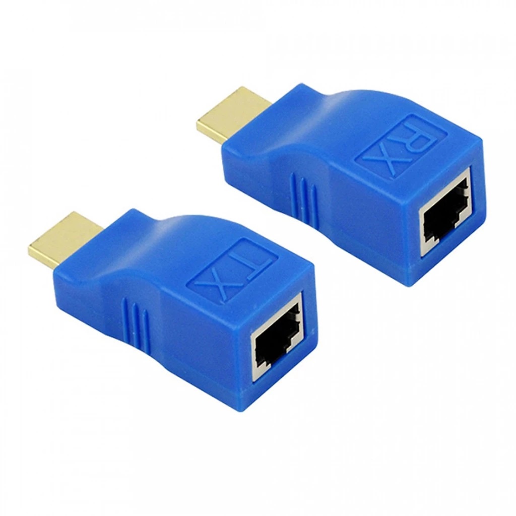 Đầu nối HDMI ra mạng Lan Rj45 30M ko nguồn
