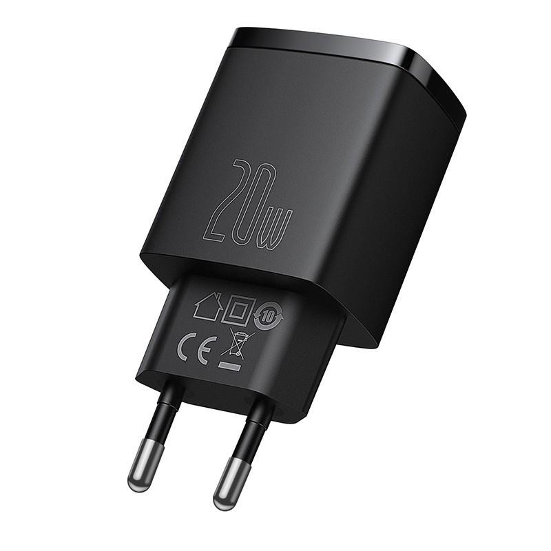 Cốc sạc TypeC Nhanh Baseus 2 cổng 20W Baseus Compact