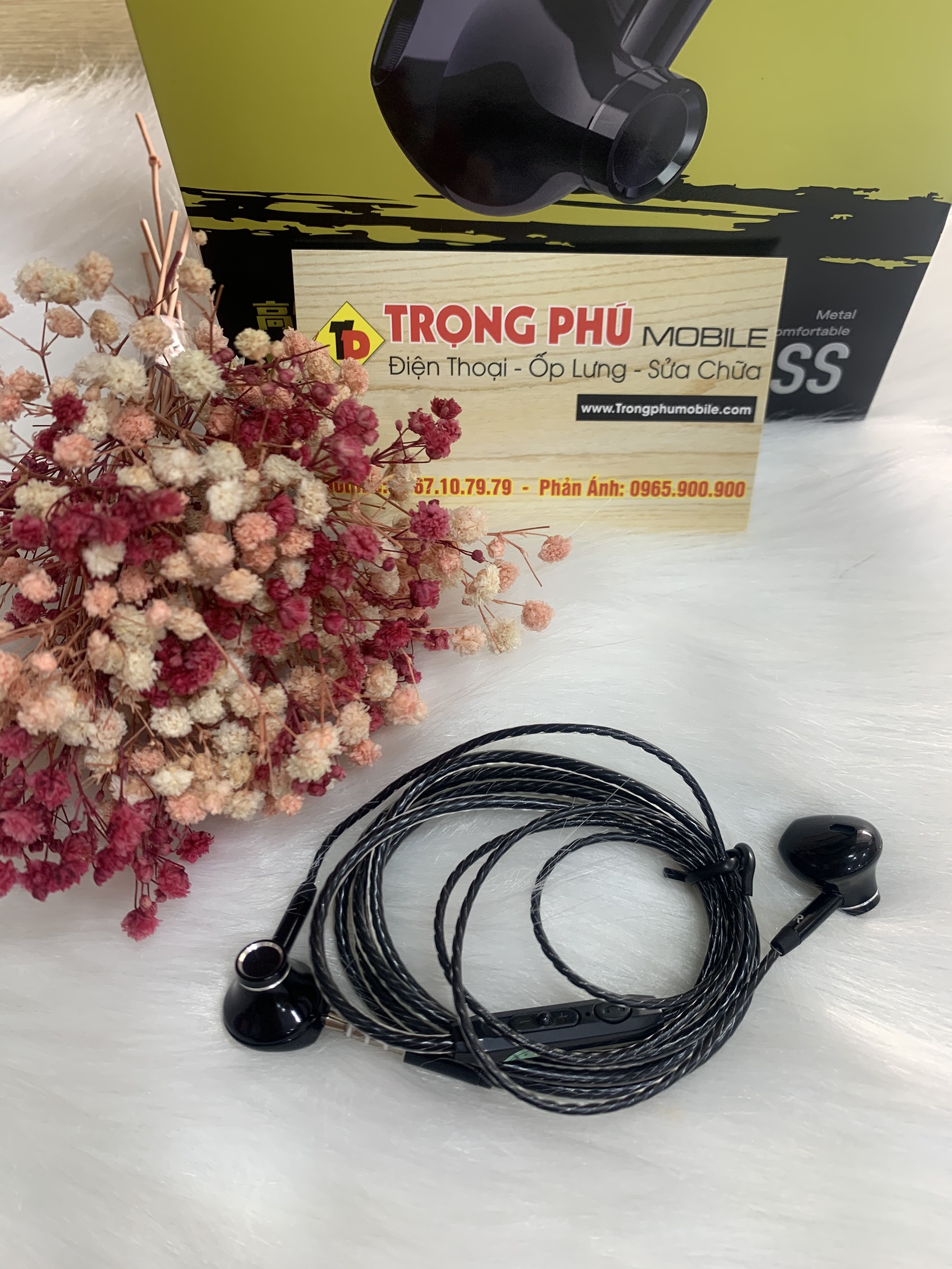 Tai nghe dây Đầu tròn Borofone CM4 chính hãng