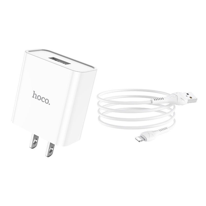 Bộ sạc Usb-Lighting Hoco C81 nhanh