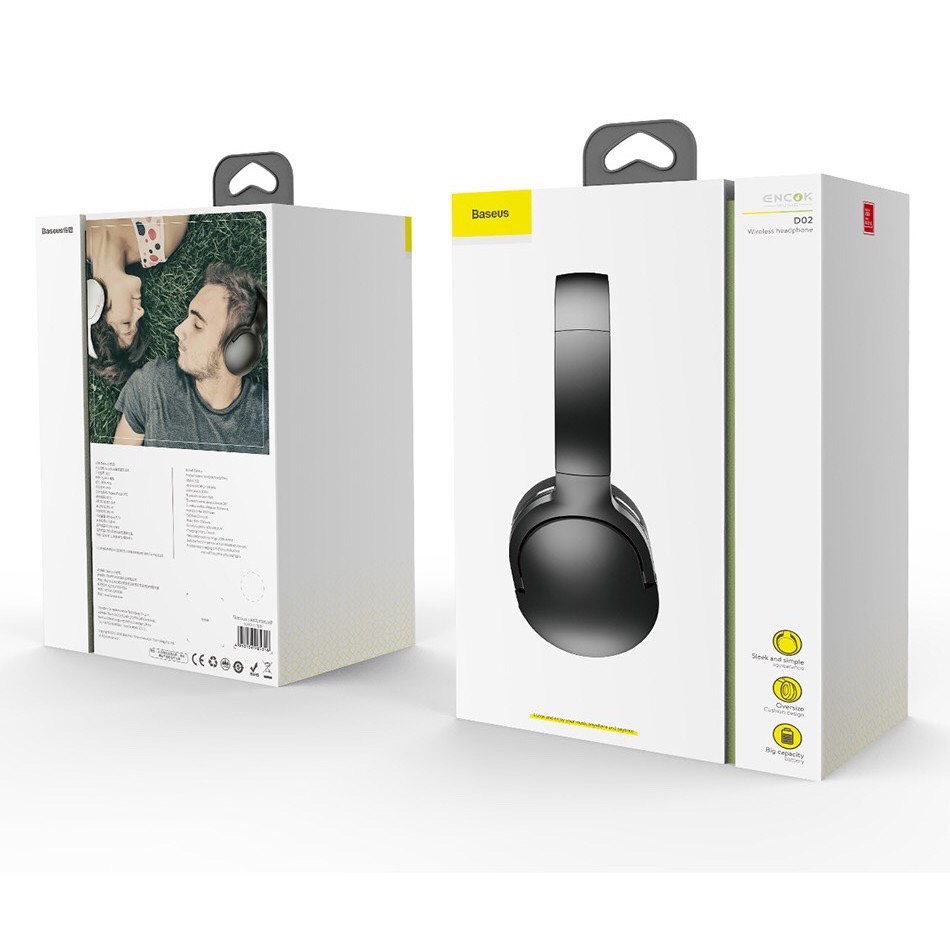 Tai nghe chụp Bluetooth Baseus Encok D02 Pro