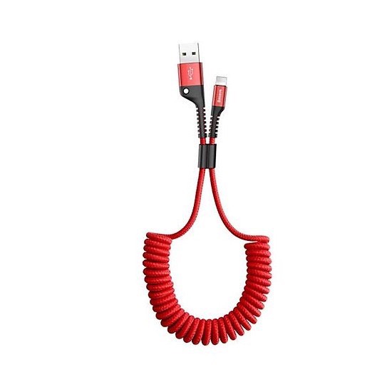 Cáp sạc Usb-Lighting Baseus Fish eye lò xo iPhone