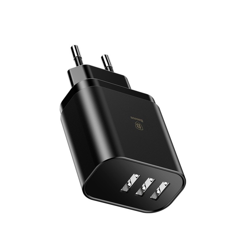 Cốc sạc 3 cổng Baseus Mirror Lake Intelligent 3USB 3.4A