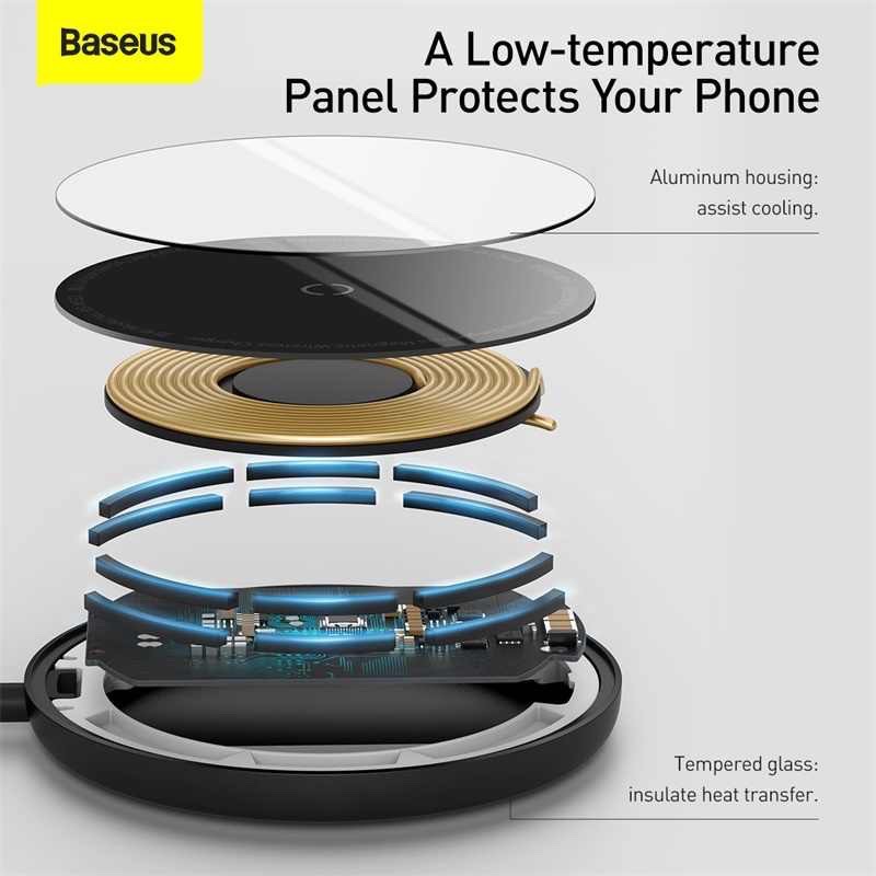 Sạc không dây Baseus Simple Mini Magnetic