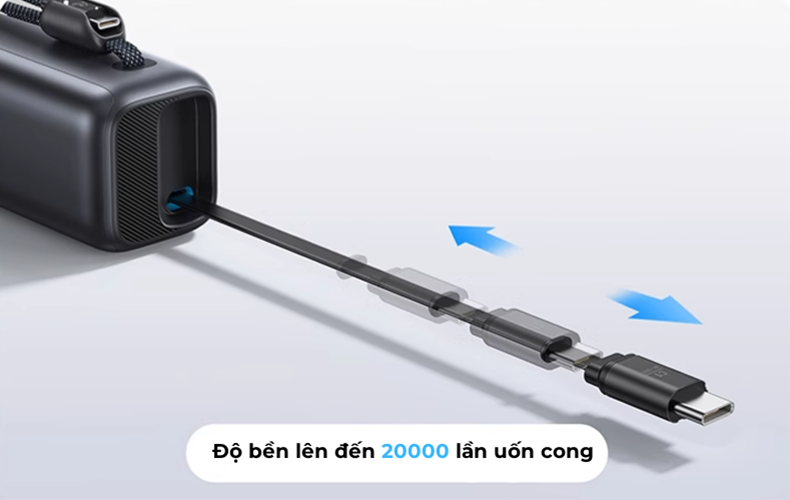 Sạc dự phòng Anker Zolo 1C1A 165W 25000mah kèm cáp TypeC sạc dượcd laptop A1695