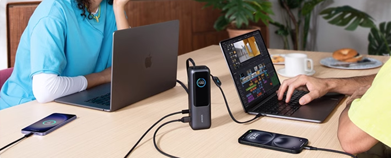 Sạc dự phòng Anker Zolo 1C1A 165W 25000mah kèm cáp TypeC sạc dượcd laptop A1695