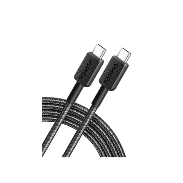 Cáp sạc TypeC-TypeC Anker 322 1.8m Nylon/Trắng