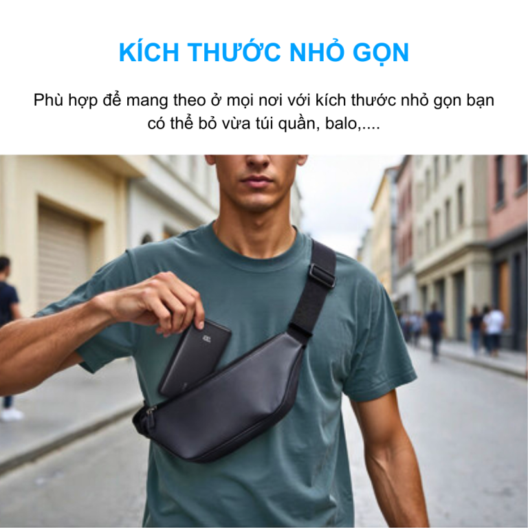 Sạc dự phòng Anker Zolo 2C1A 22.5W 20000mah (Built-In USB-C Cable) A110E