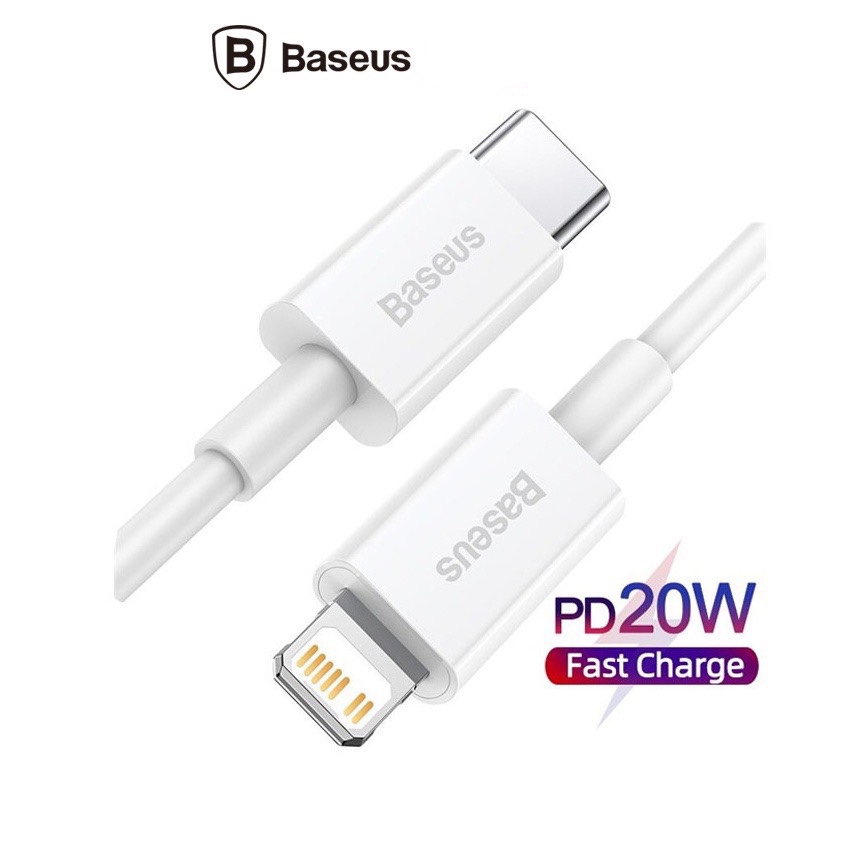 Cáp sạc TypeC-Lighting 20W Baseus Superior
