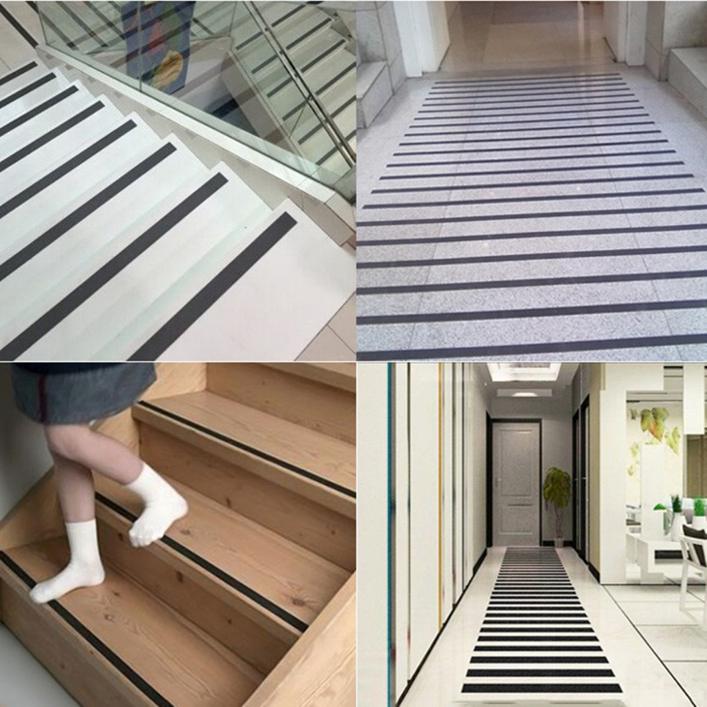 Băng keo chống trơn trượt Sàn, Cầu Thang Nhám 5Cm x 5M
