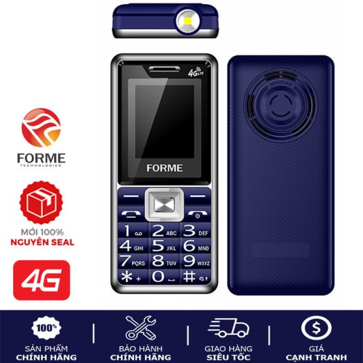 Điện thoại Forme D111 4G Chính hãng - Sóng 4G chuẩn