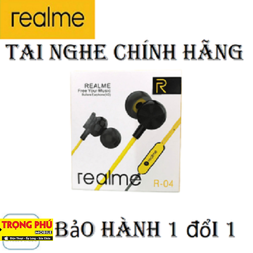Tai nghe dây Đầu tròn realme hộp R-04