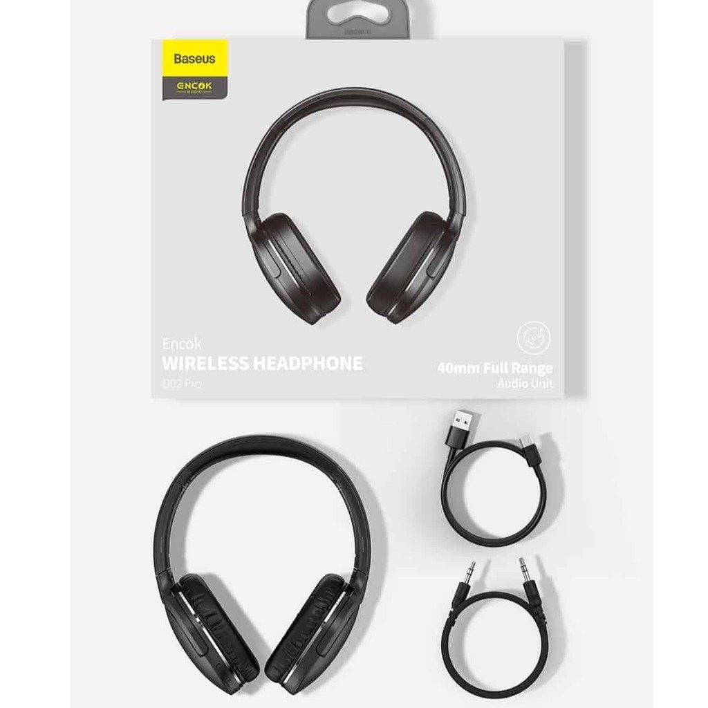 Tai nghe chụp Bluetooth Baseus Encok D02 Pro
