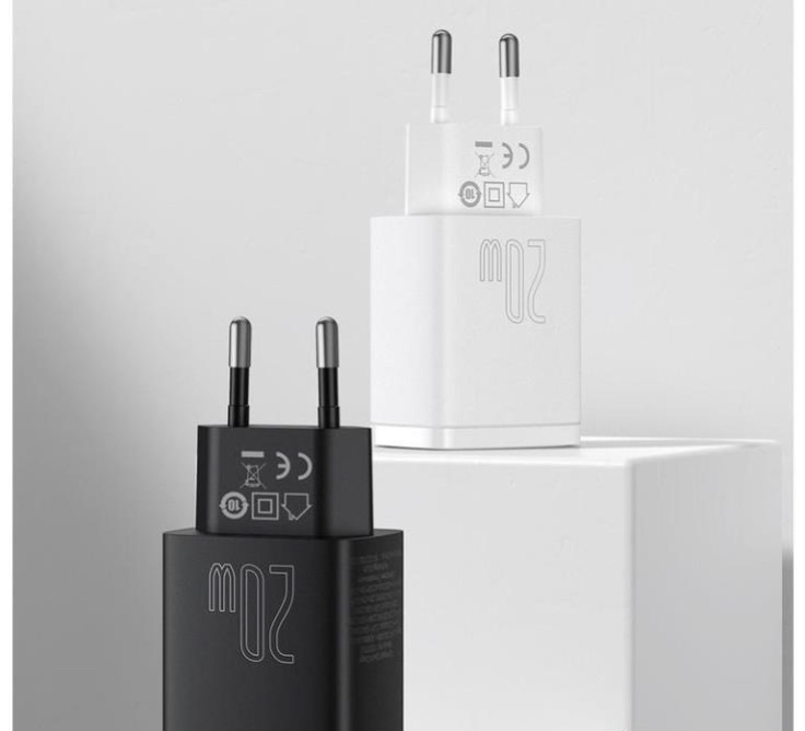 Cốc sạc TypeC Nhanh Baseus 2 cổng 20W Baseus Compact