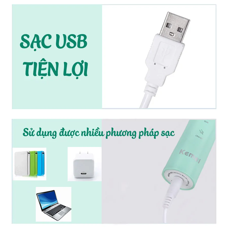 Bàn Chải Đánh Răng Điện Kemei KM-YS713