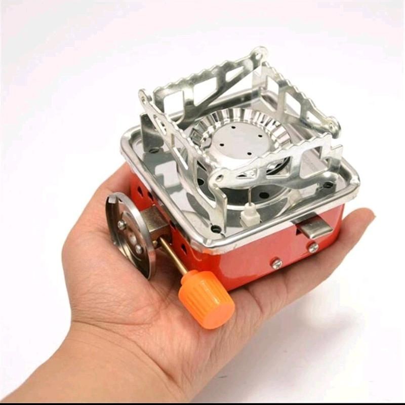 Bếp Ga Xếp Gọn Du Lịch Mini (loại Vuông) Không Dây