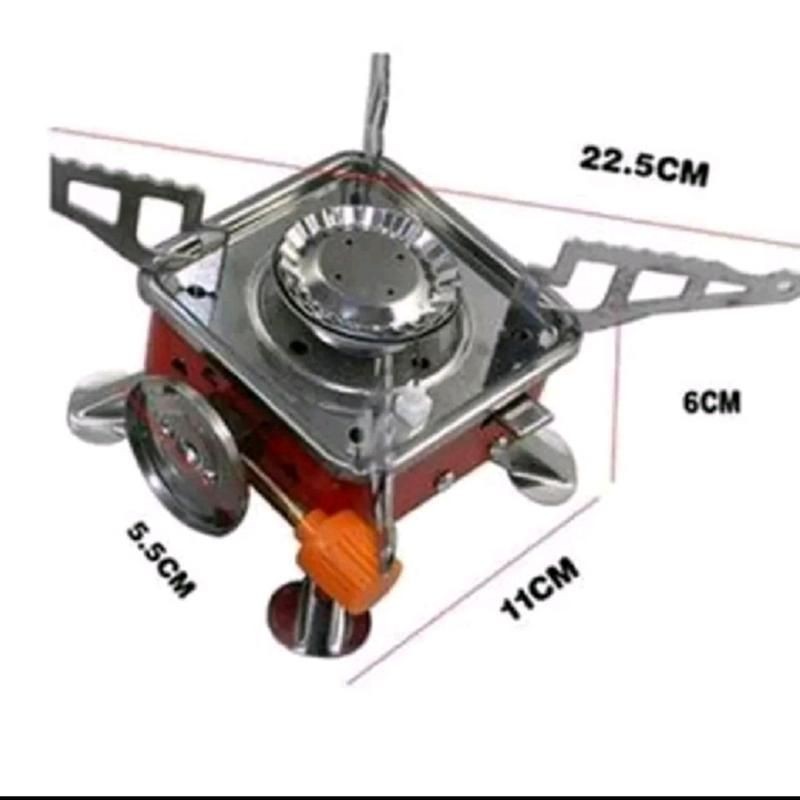 Bếp Ga Xếp Gọn Du Lịch Mini (loại Vuông) Không Dây