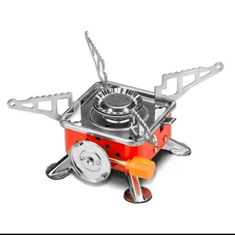 Bếp Ga Xếp Gọn Du Lịch Mini (loại Vuông) Không Dây