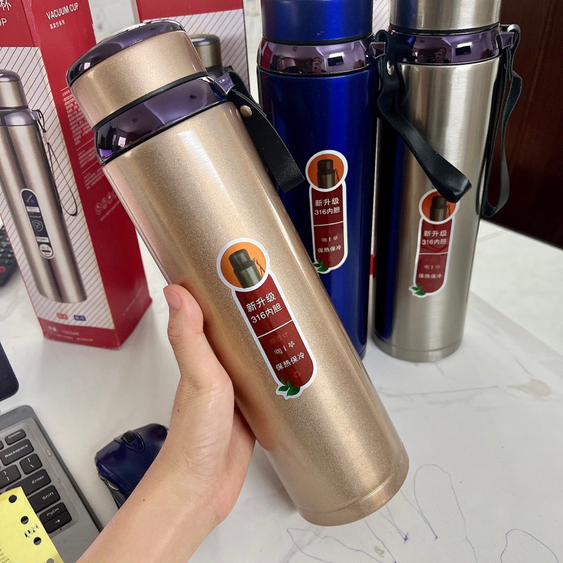Bình nước Giữ Nhiệt Inox SUS 316 VACUUM CUP 800ml