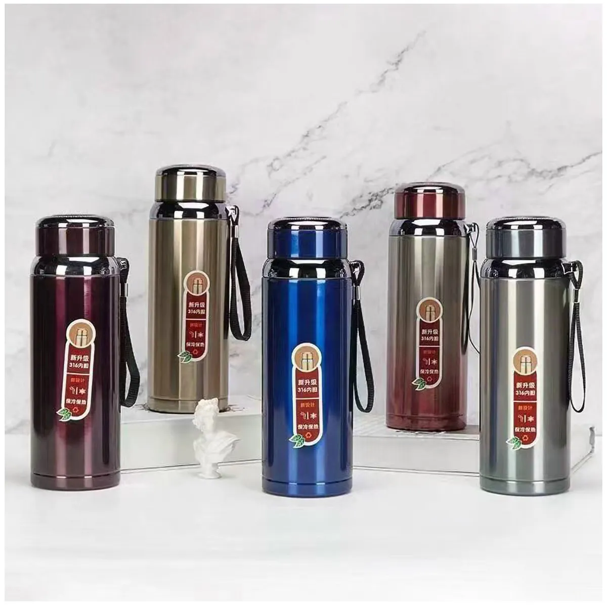 Bình nước Giữ Nhiệt Inox SUS 316 VACUUM CUP 800ml