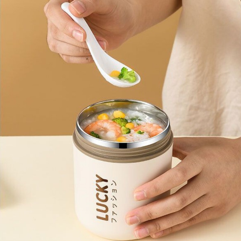 Bình nước ủ Cháo Giữ Nhiệt Lucky 500ml