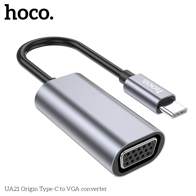 Cáp chuyển đổi Hoco UA21 TypeC ra VGA cái