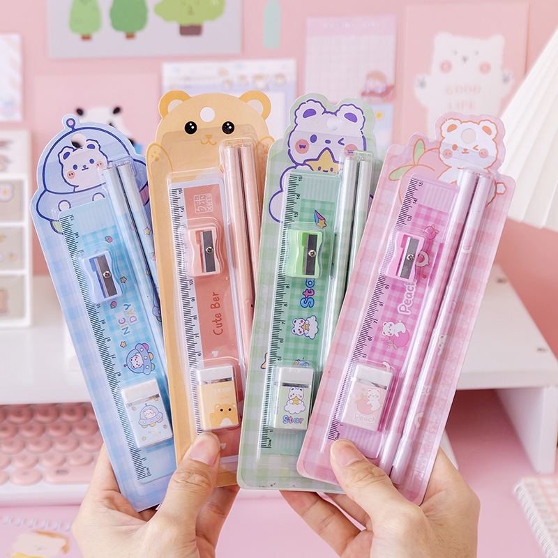 Bộ Dụng Cụ Học Tập 5 Món.
