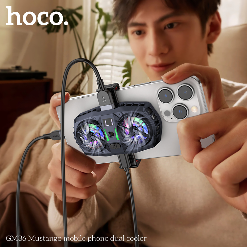 Quạt tản nhiệt điện thoại hoco GM36