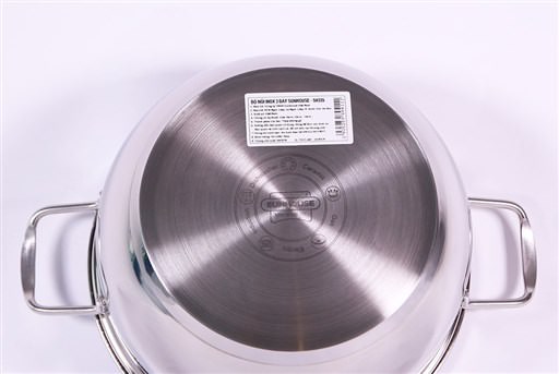 Bộ nồi inox 3 đáy SUNHOUSE SH335