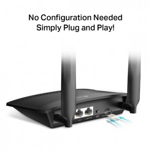 Cục modem phát wifi từ sim 4g Tplink TL-MR100 300M 2 angten + 2 lan