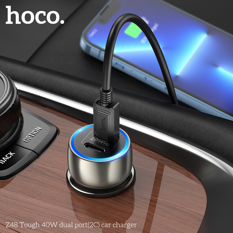Tẩu sạc xe hơi Hoco Z48