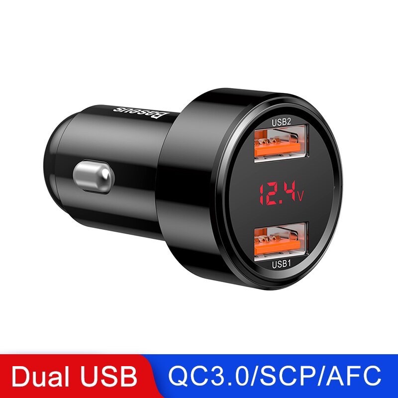 Tẩu Sạc ô tô Baseus Magic dual quick car charging of 45W