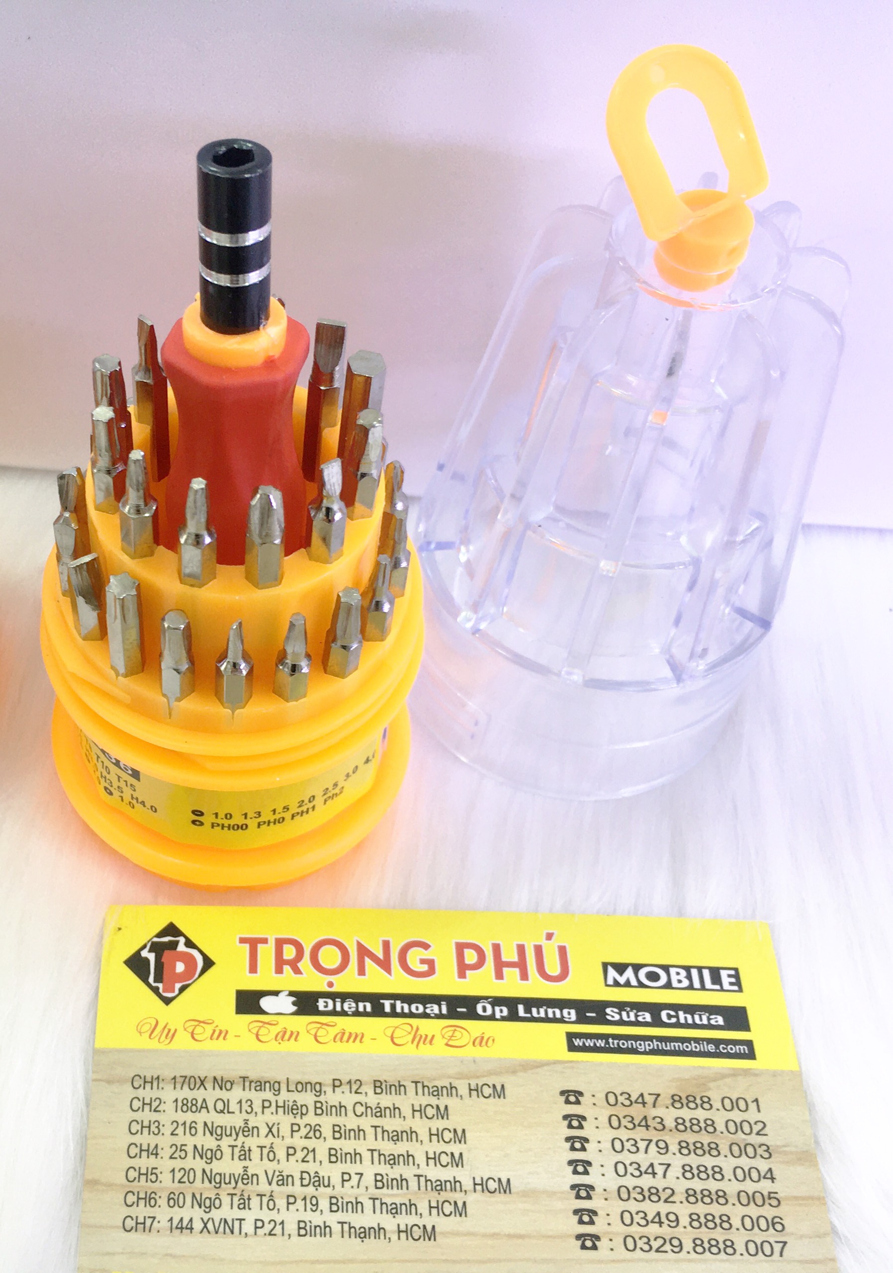 Bộ tua vít tròn 31 đầu tiện dụng