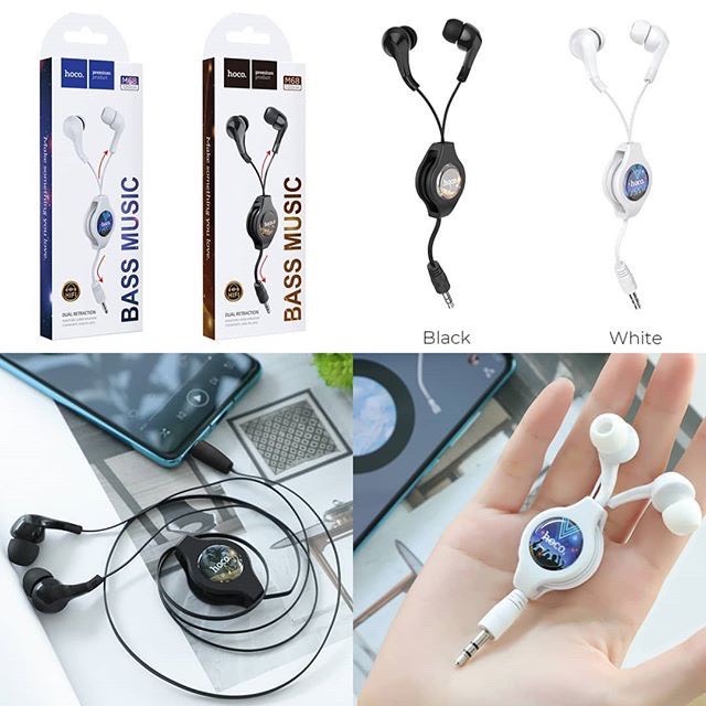 Tai nghe dây Đầu tròn Hoco M68