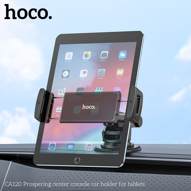 Kệ giá đỡ điện thoại, ipad trên ô tô 2in1 Hoco CA120