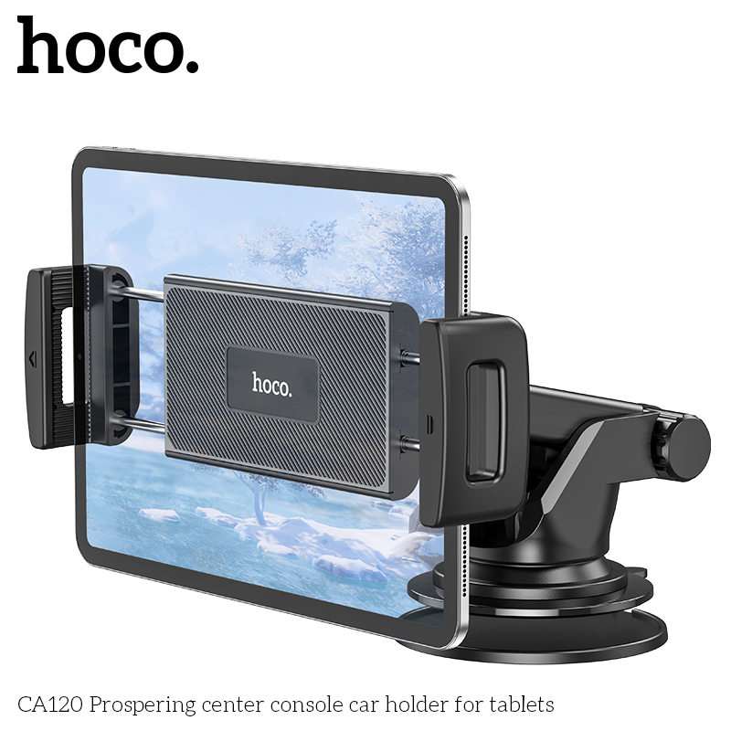 Kệ giá đỡ điện thoại, ipad trên ô tô 2in1 Hoco CA120