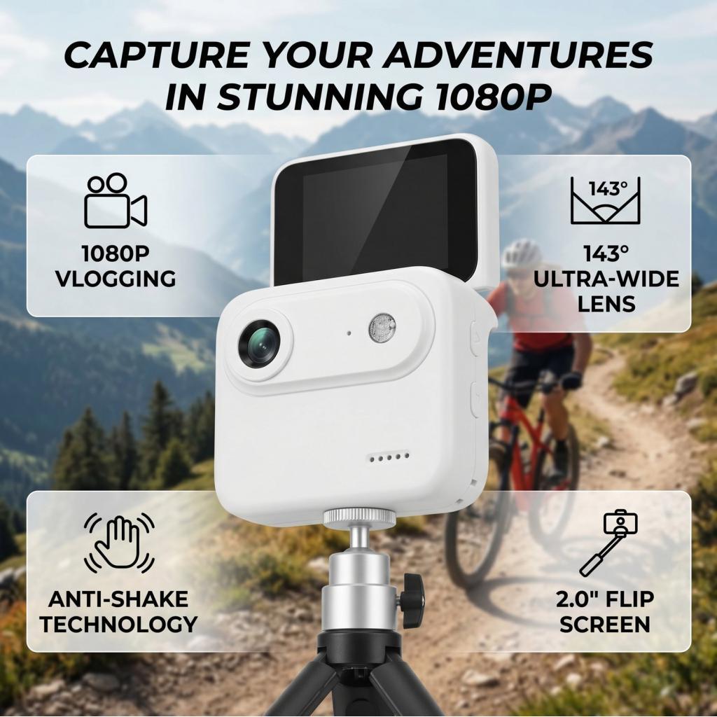 Camera hành trình thể thao Mini Y360 4K 1080P