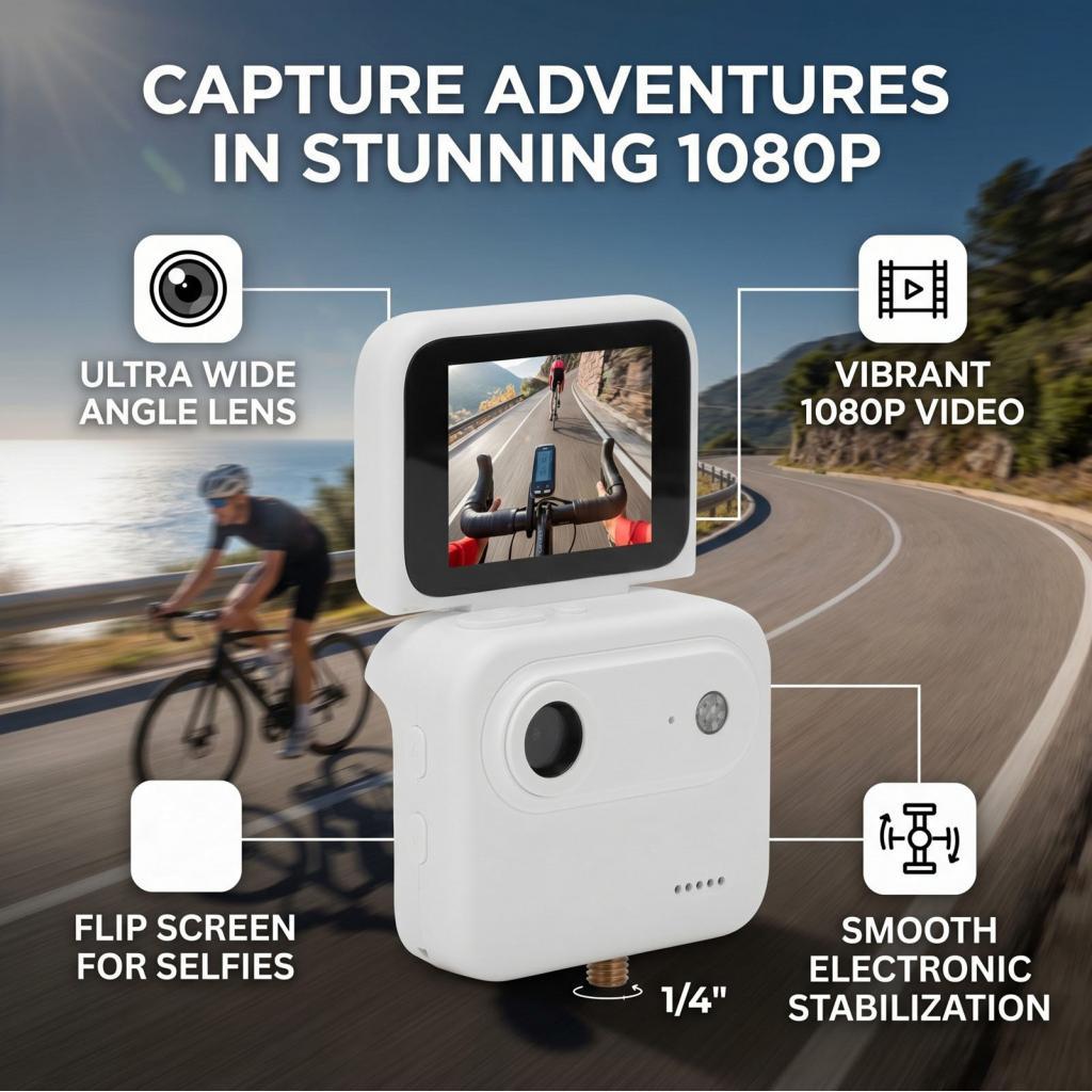Camera hành trình thể thao Mini Y360 4K 1080P