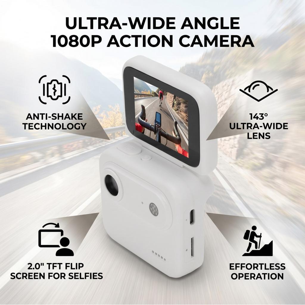 Camera hành trình thể thao Mini Y360 4K 1080P
