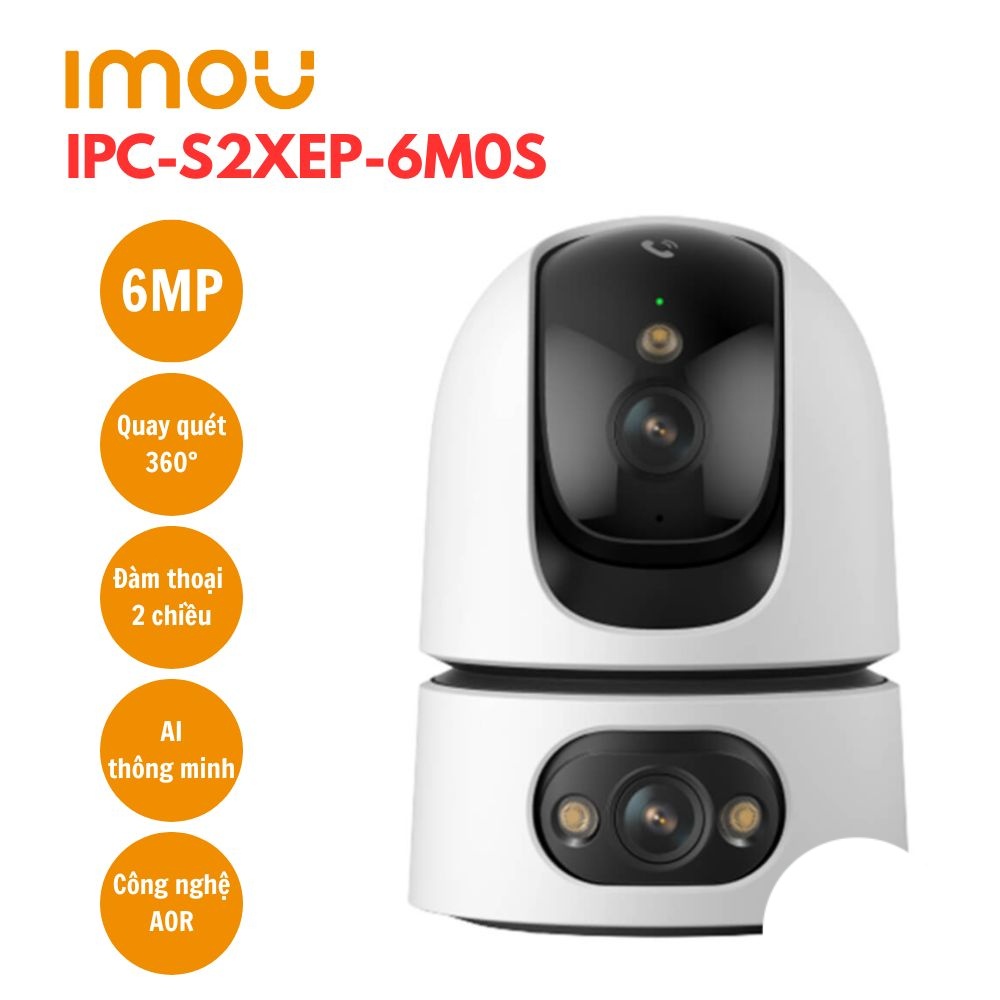 Camera Imou S2XEP 2 mắt trong nhà 6Mps