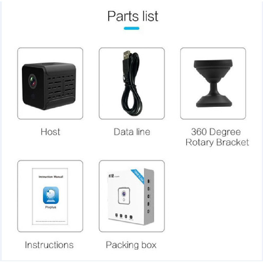 Camera Wifi Mini W10 FULL HD 1080P