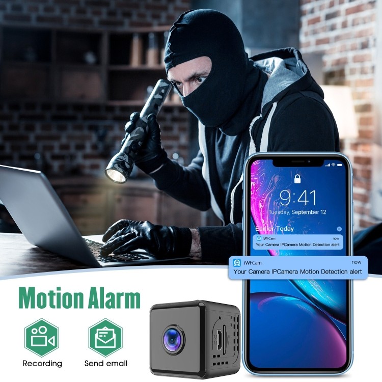 Camera Wifi Mini W10 FULL HD 1080P