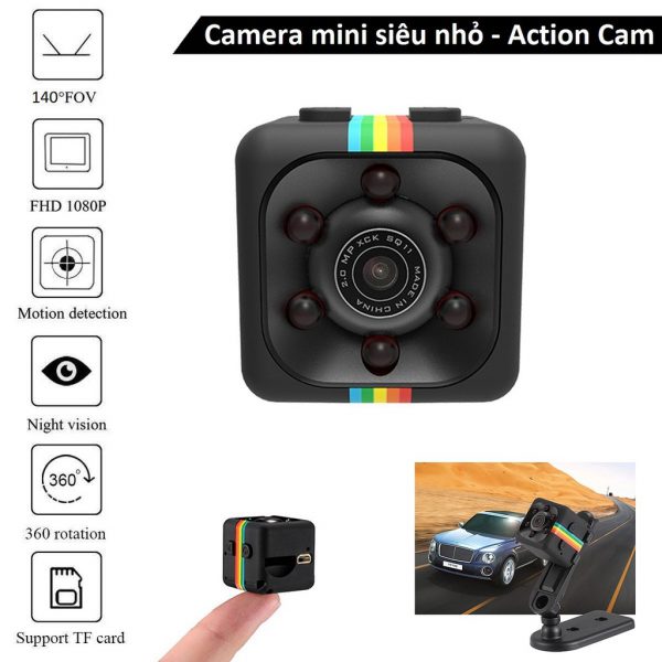 Camera mini SQ11 full HD 1080 P