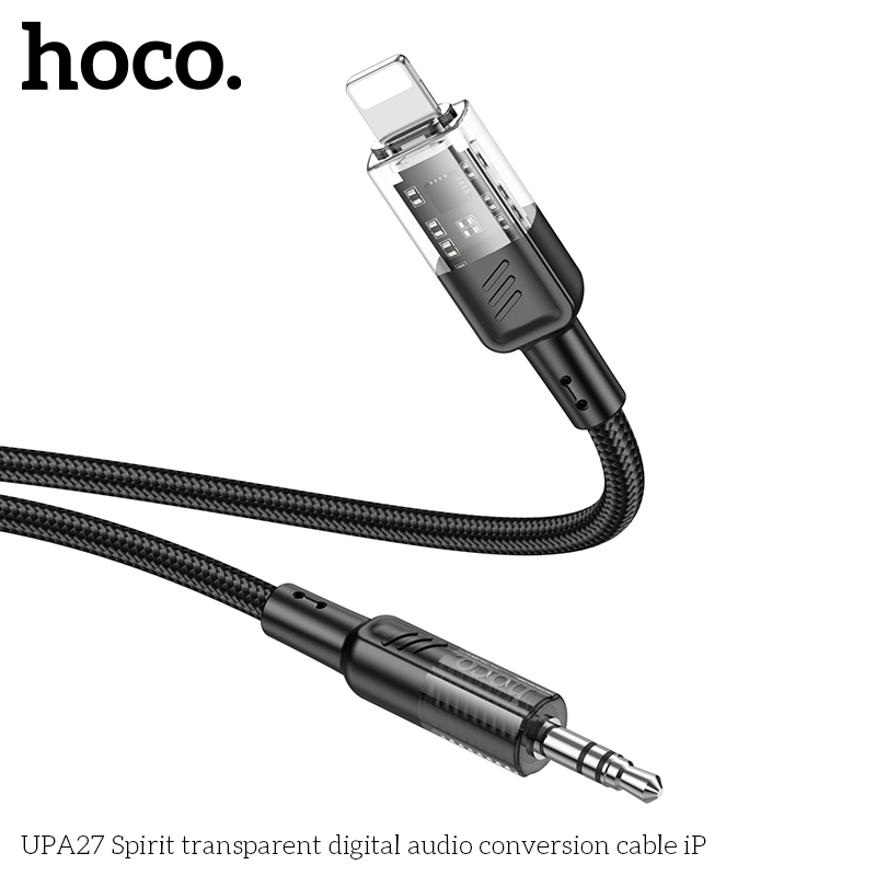 Cáp chuyển âm thanh Hoco UPA27 Lighting ra 3.5