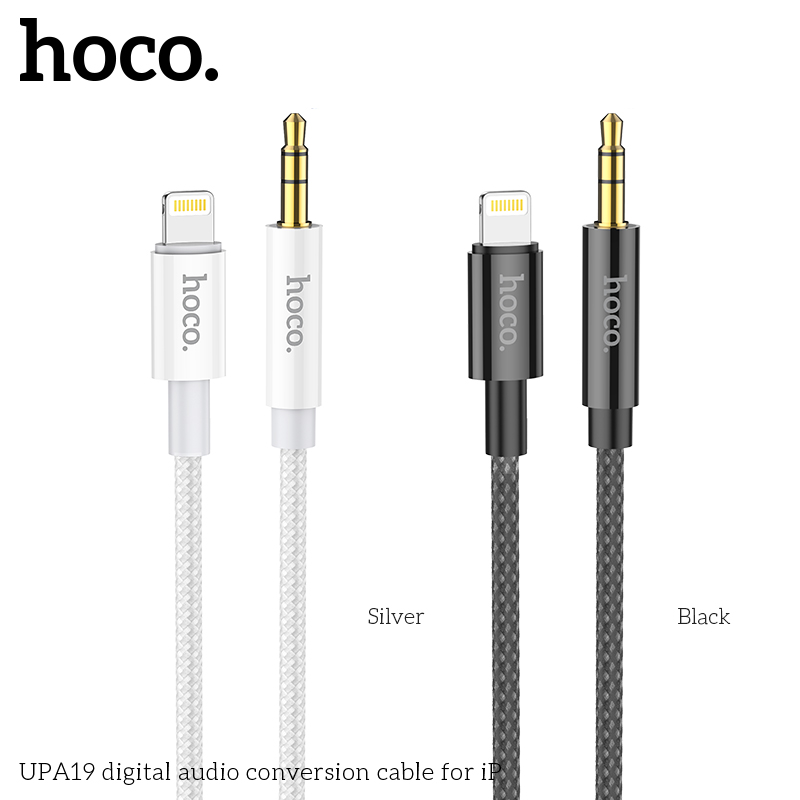 Cáp chuyển âm thanh Hoco UPA19 Lighting ra 3.5