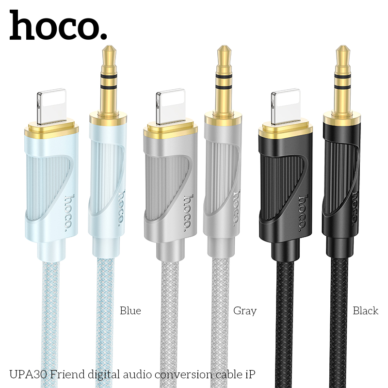 Cáp chuyển âm thanh Hoco UPA30 Lighting ra 3.5 đực